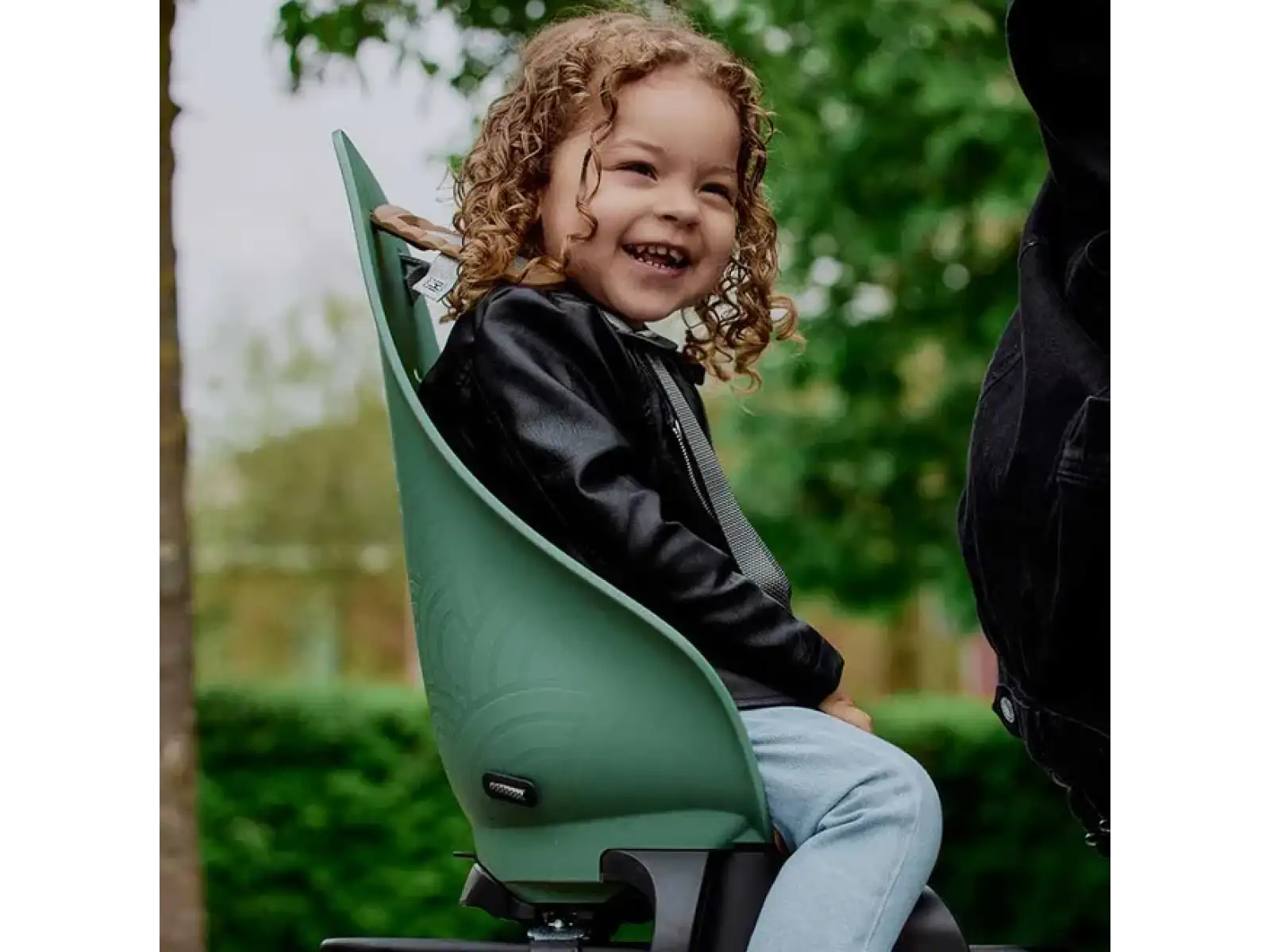 Urban Iki Ta-ke tylne siedzenie na rower dla MIK bagażników Icho Green/Kurumi Brown