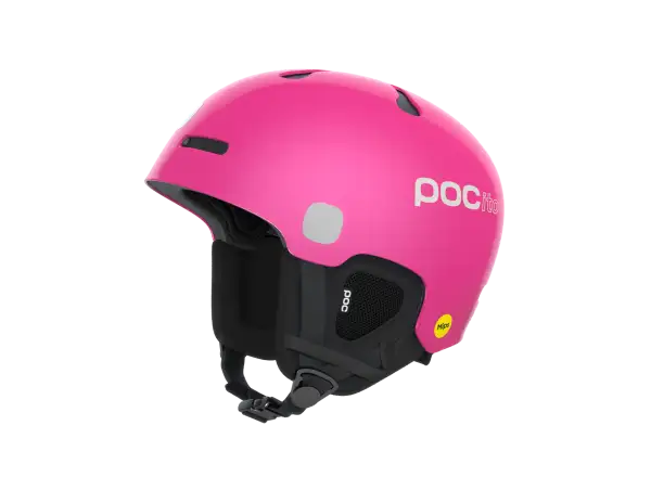 POC POCito Auric Cut MIPS dziecięcy kask narciarski Fluorescent Pink