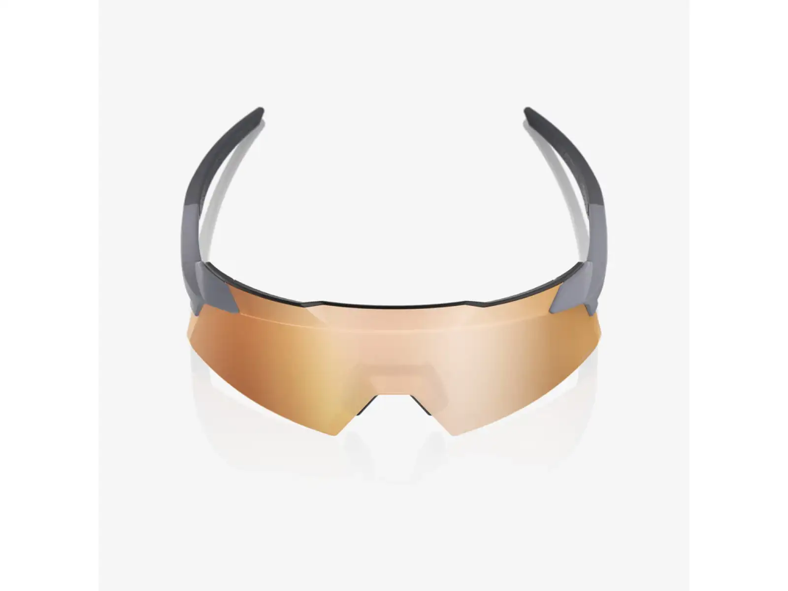 100% Aerocraft okulary przeciwsłoneczne Soft Tact Grey/HiPER Copper Mirror