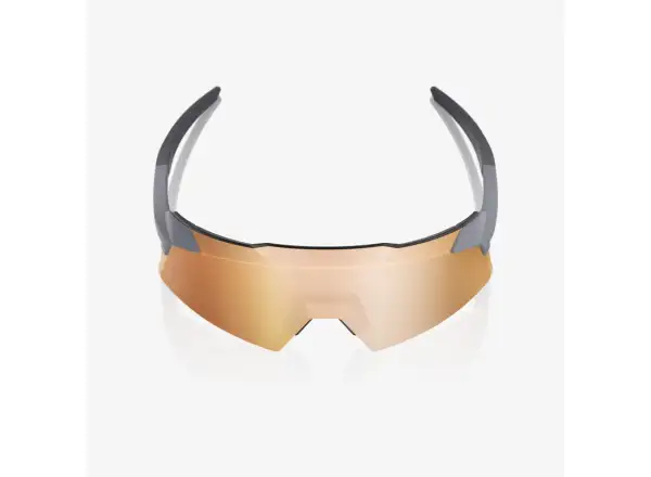 100% Aerocraft okulary przeciwsłoneczne Soft Tact Grey/HiPER Copper Mirror