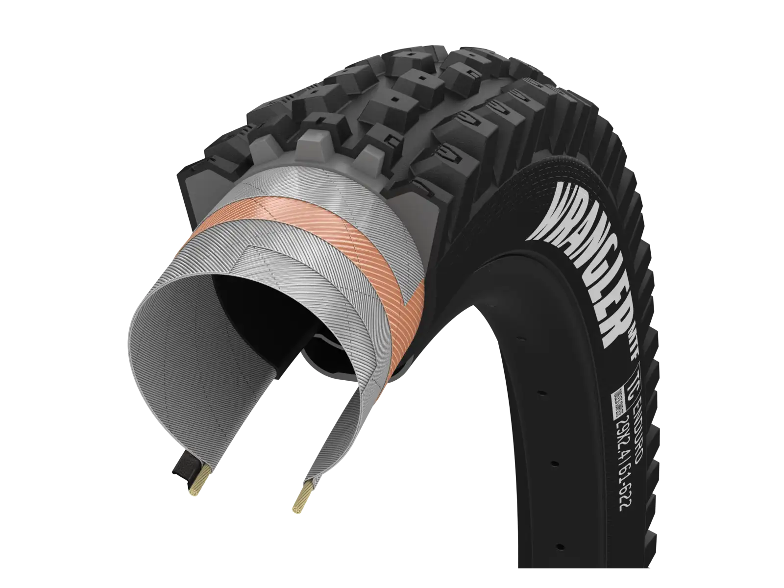Goodyear Wrangler MTF Enduro Tubeless Complete 29x2,60" MTB opona kevlar
