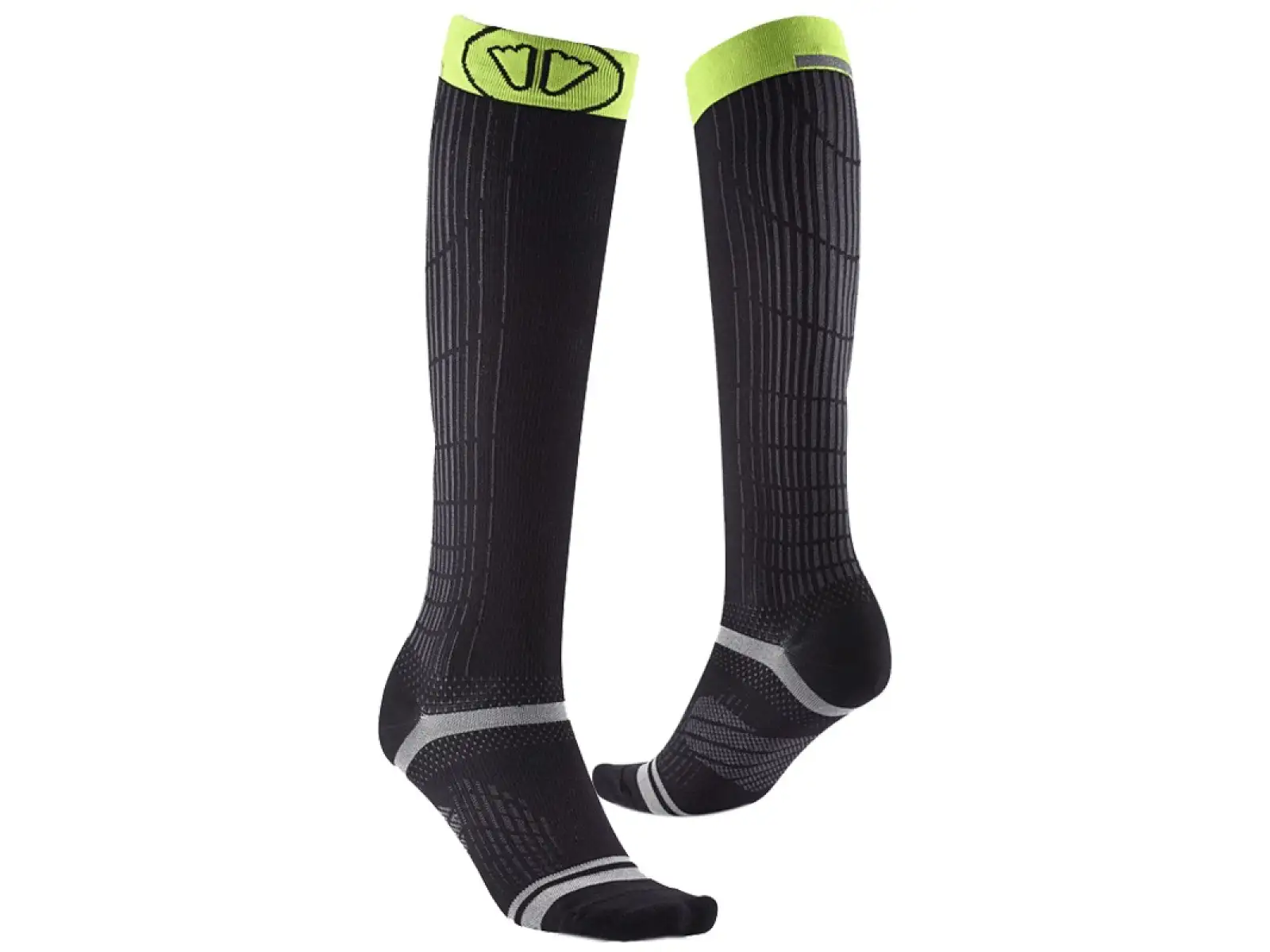 Sidas Endurance Racing Knee skarpety do biegania Black/Yellow
