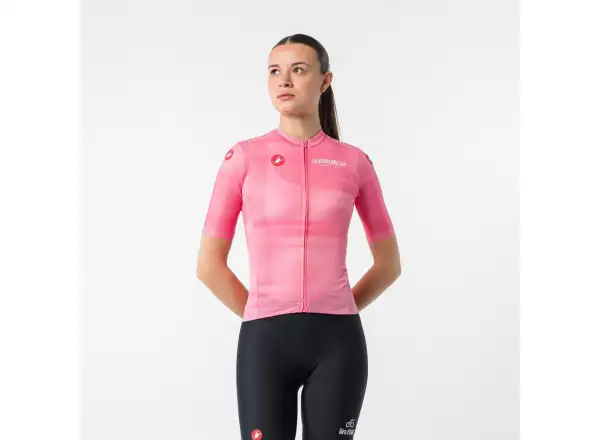 Castelli Giro109 Competizione 4 damska koszulka krótki rękaw Rosa Giro