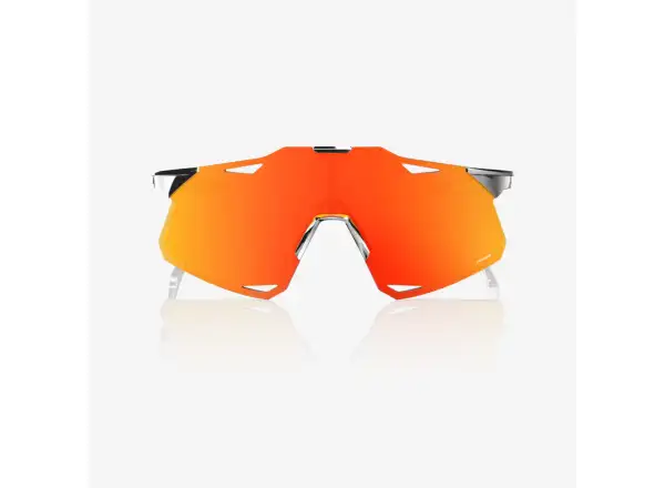 100% Hypercraft okulary Black Chrome/HiPER Red Mirror