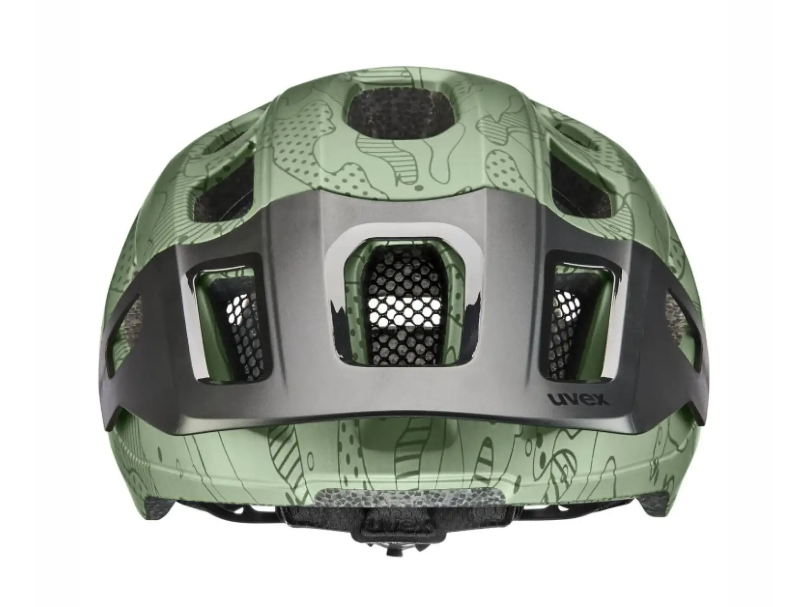 Uvex React Jr. dziecięcy kask Moss Green/Altim Matt