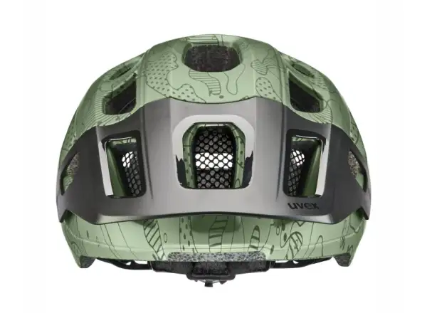 Uvex React Jr. dziecięcy kask Moss Green/Altim Matt