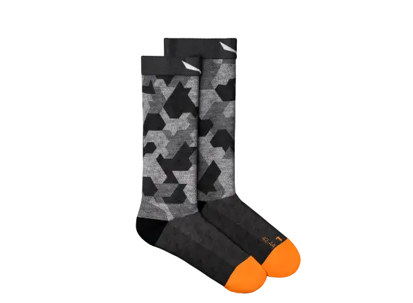 Salewa Pedroc Camo Merino Crew męskie skarpety Black Out