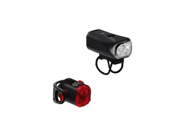 Lezyne KTV Drive 300+/Femto USB-C zestaw przedniego i tylnego światła
