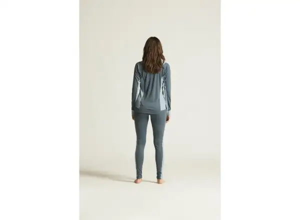 Craft Core Dry Baselayer damski zestaw koszulka długi rękaw+spodnie niebieska