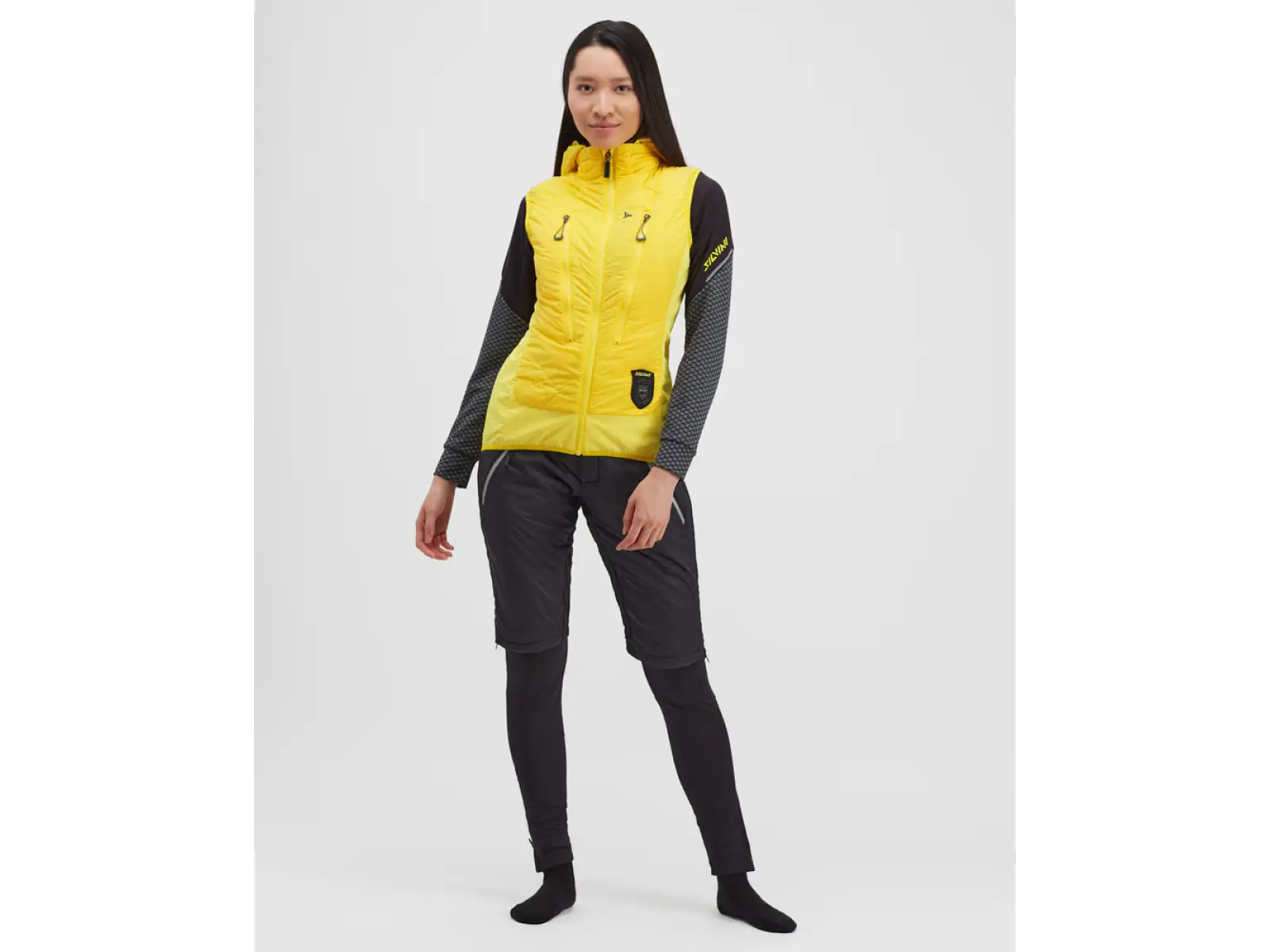 Silvini Polara damska kamizelka skialpowa Neon/Charcoal