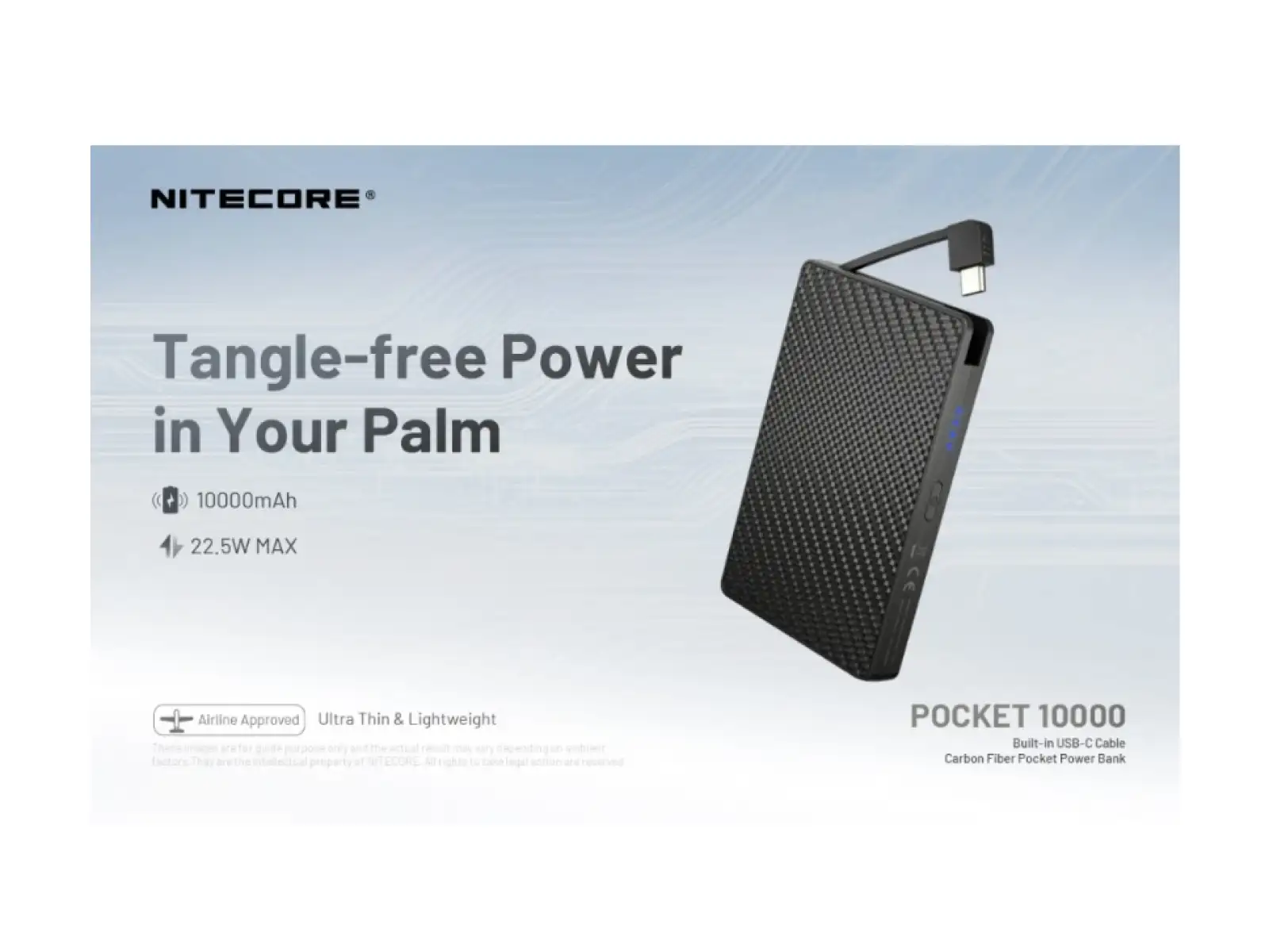 Nitecore wydajny Powerbank POCKET 10000