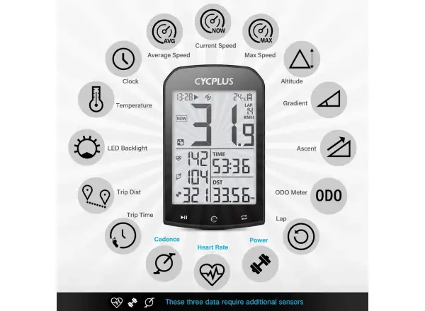 Cycplus M1 licznik rowerowy