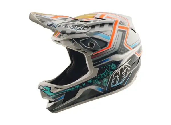 Troy Lee Designs D4 Composite kask Lowrider Gray