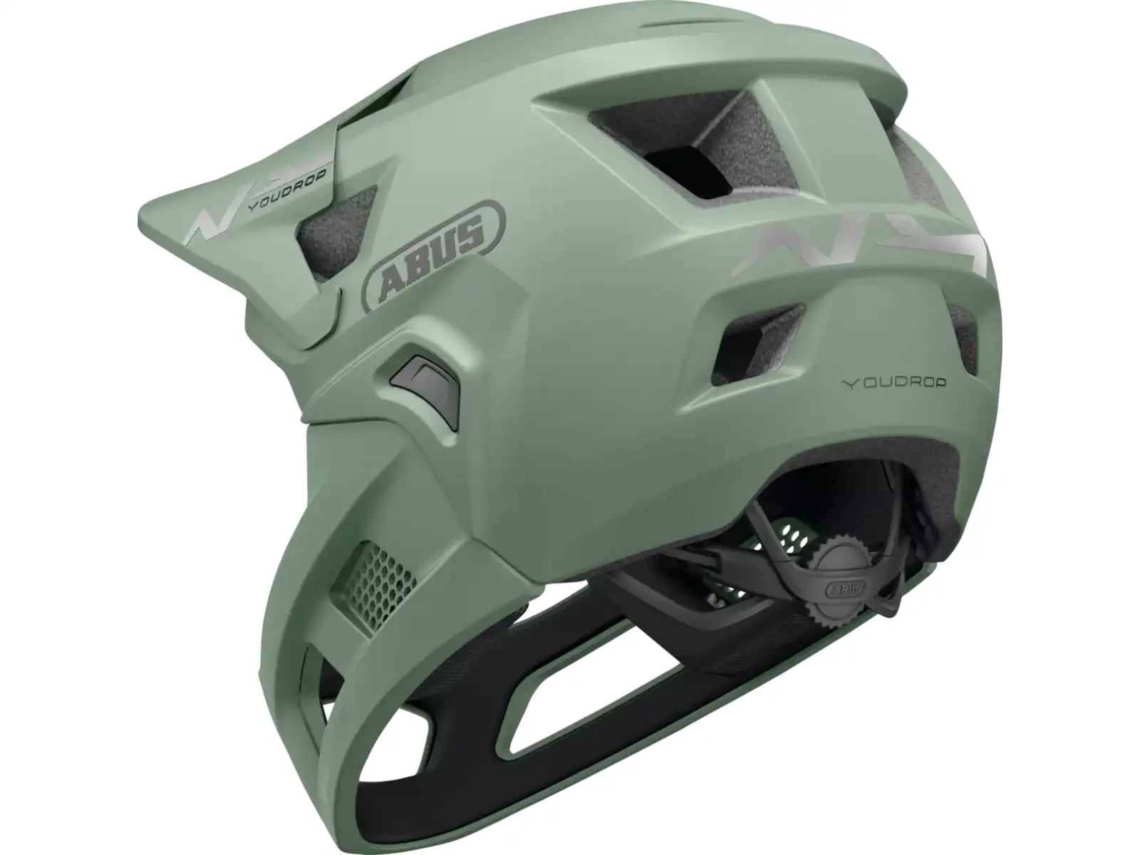 Abus YouDrop FF kask dziecięcy Mist Green