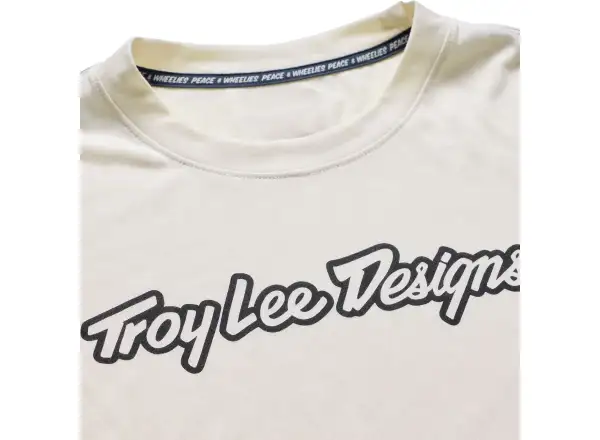 Troy Lee Designs Skyline Ride męska koszulka z długim rękawem Signature Pumice