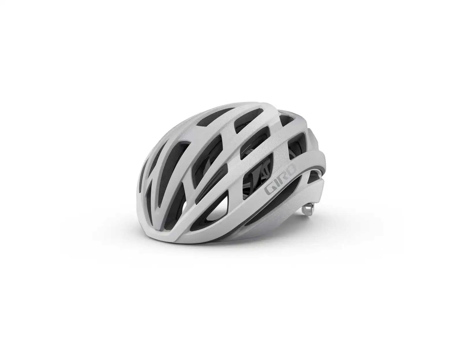 Giro Helios Spherical szosowy kask Mat White/Silver Fade