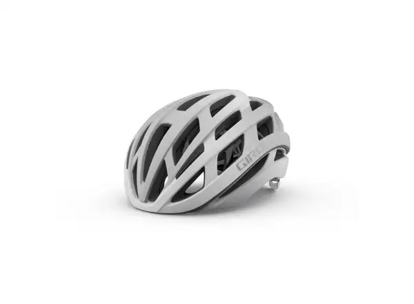 Giro Helios Spherical szosowy kask Mat White/Silver Fade