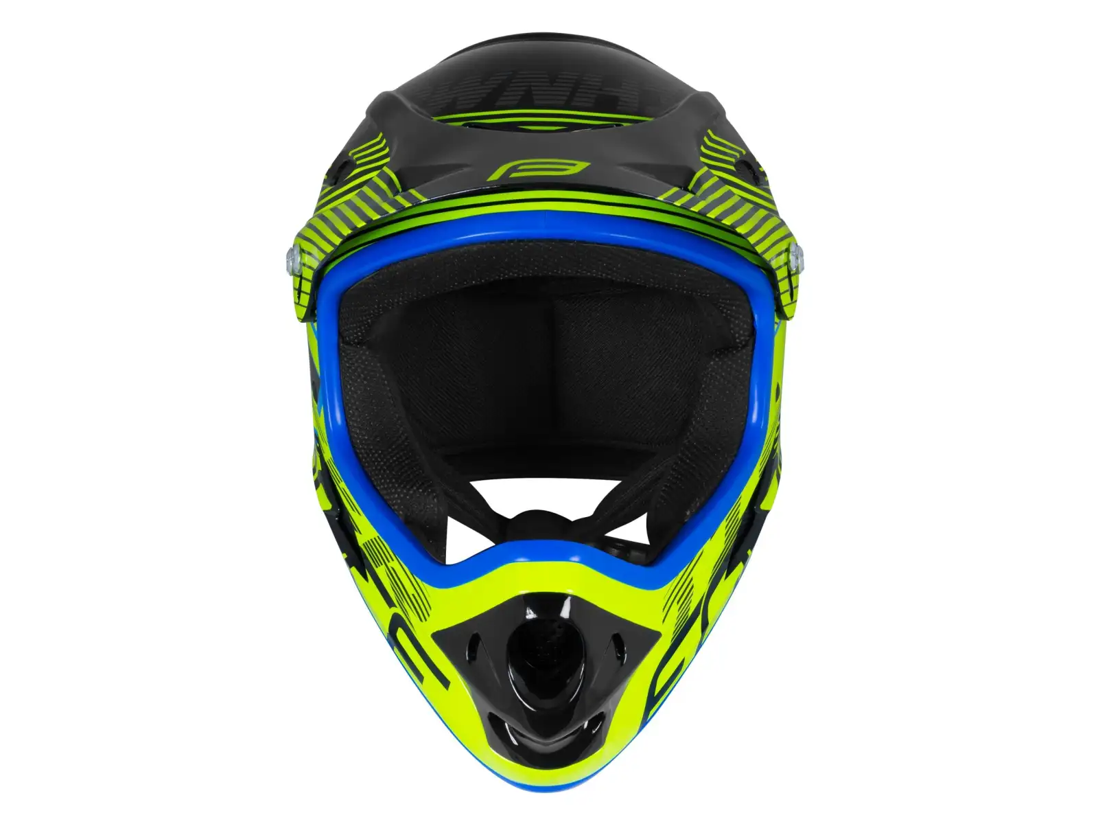 Force Tiger downhill kask czarna/fluo