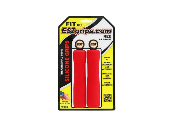 ESI Fit XC chwyty Red
