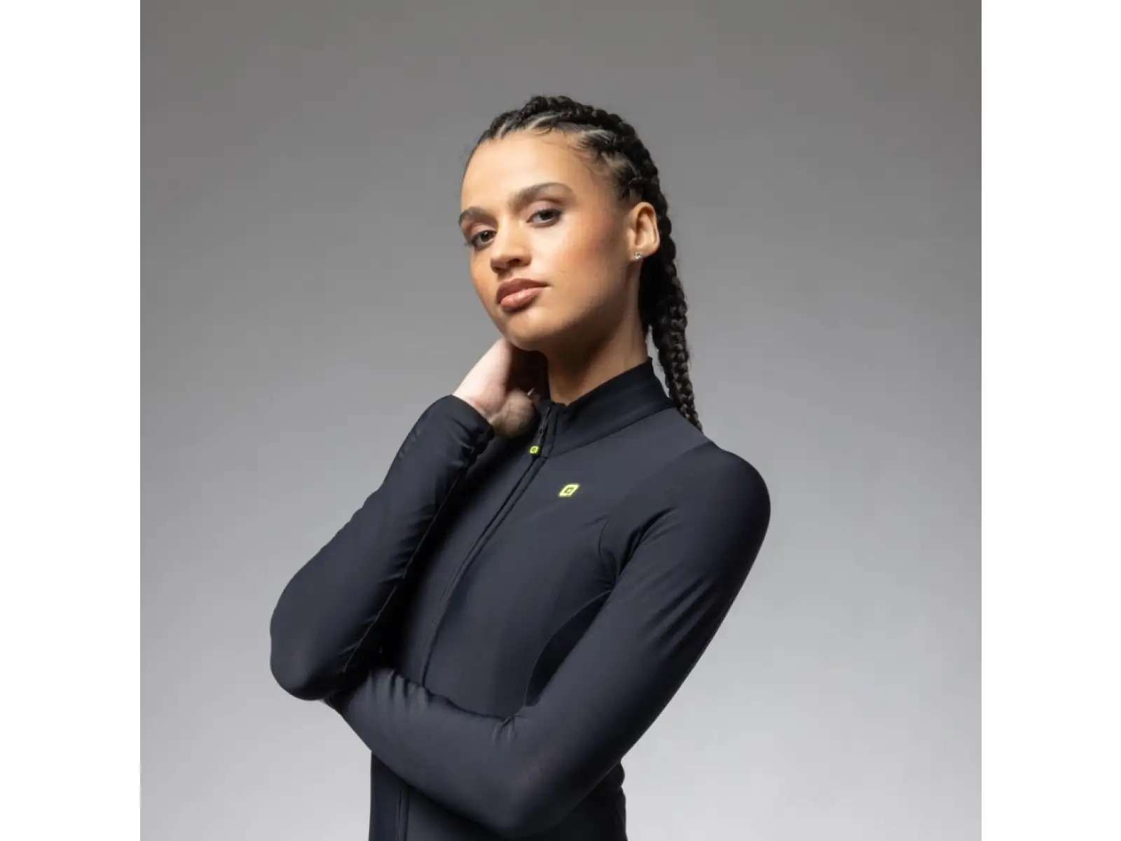 Alé R-EV1 Warm Race 2.0 damski ocieplony dres długi rękaw black