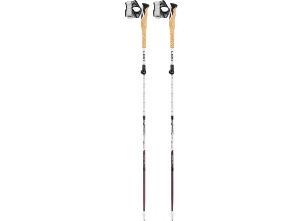 Leki Cross Superlite kije trekkingowe White/Ferra/Black roz. 100-120 cm