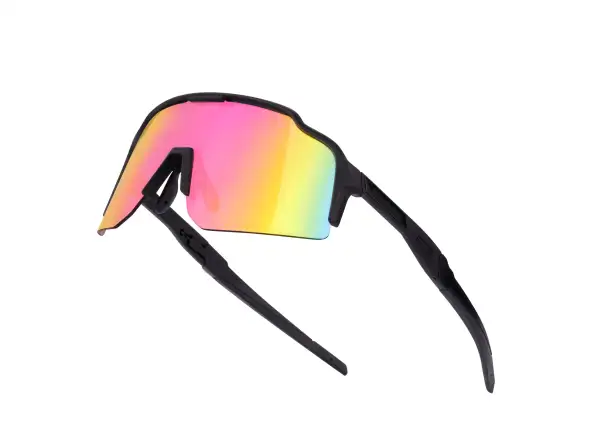 Force Strive okulary czarne/fioletowo-żółte lustrzana szyba