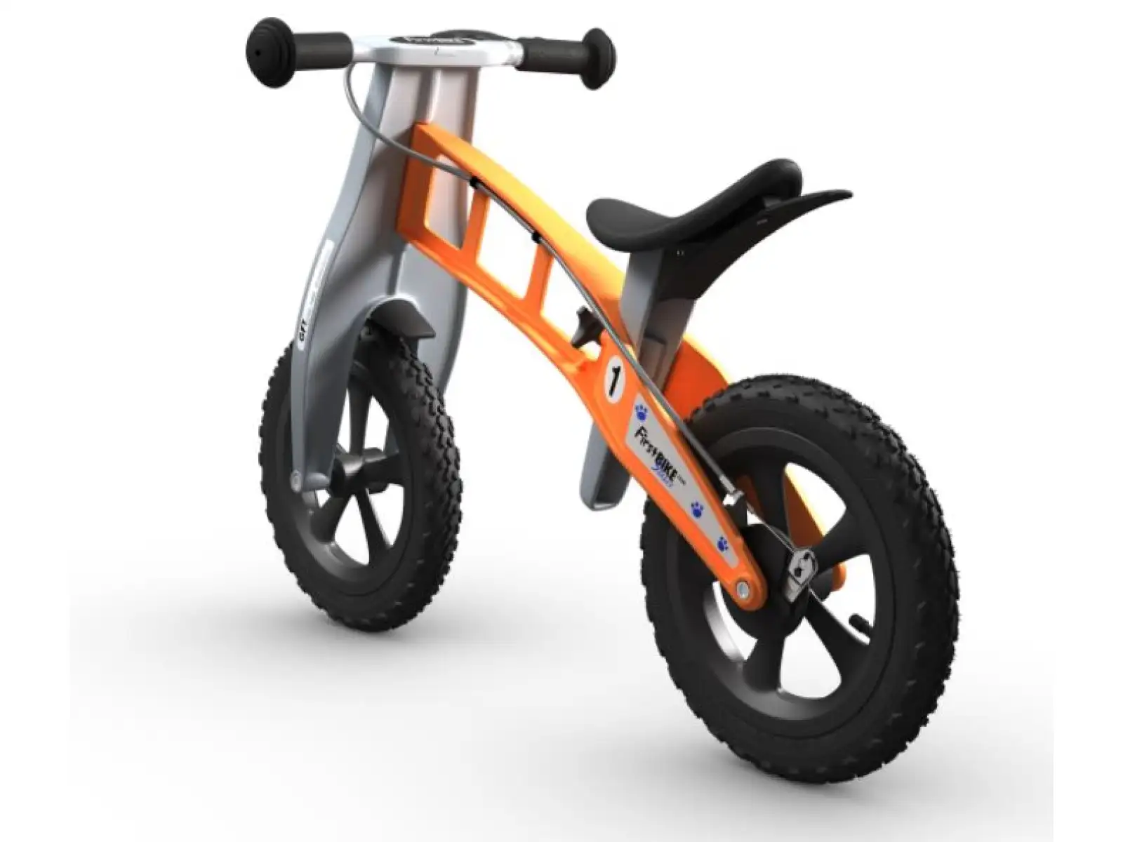 First Bike Cross rowerek biegowy dla dzieci pomarańczowa