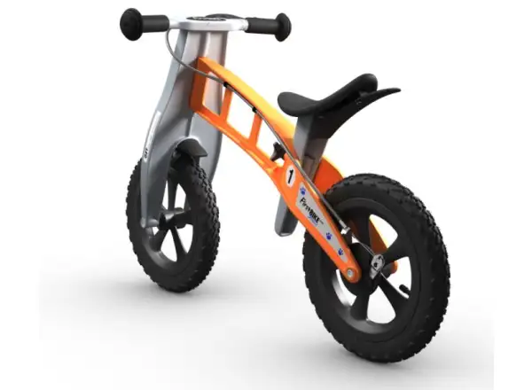 First Bike Cross rowerek biegowy dla dzieci pomarańczowa