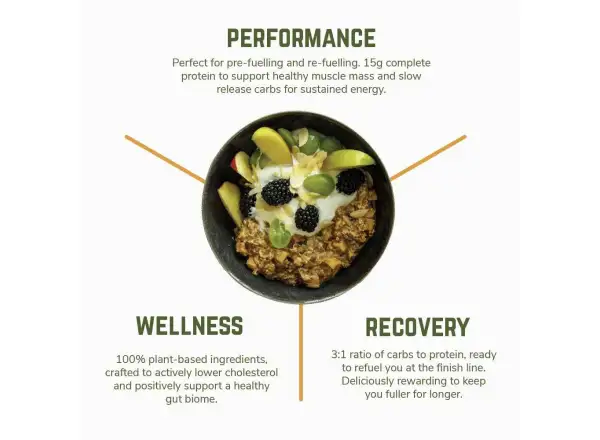Veloforte Overnight Oats owsianka Apple & Cinnamon