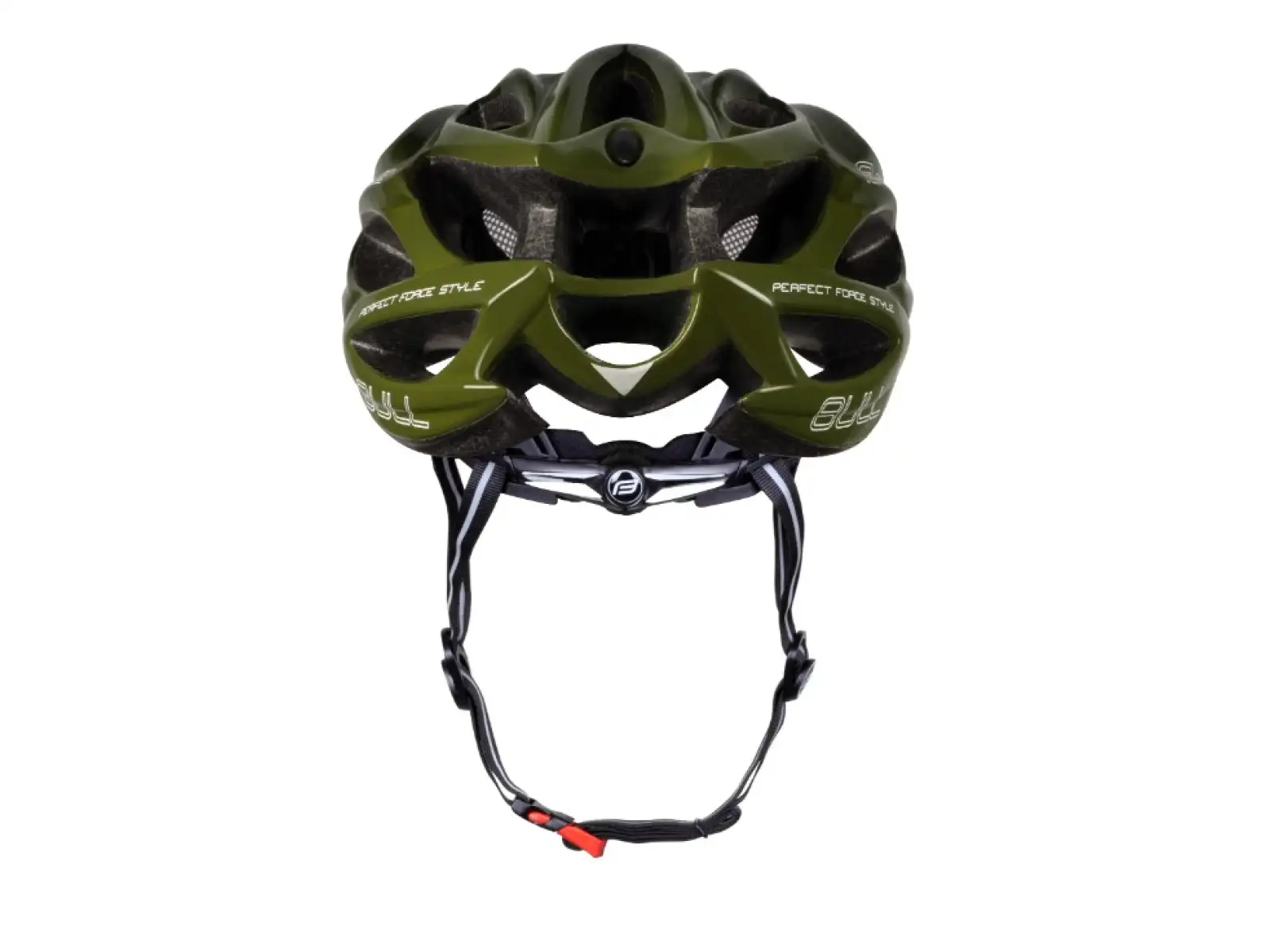 Force Bull Hue kask rowerowy czarny/army zielony