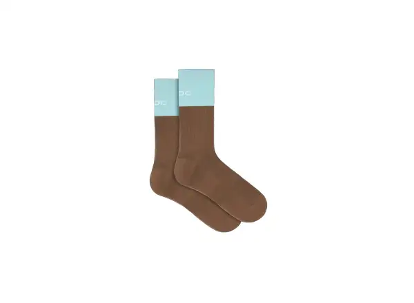 POC Motion MTB Long skarpetki Bronzite Brown/Lazurite Blue