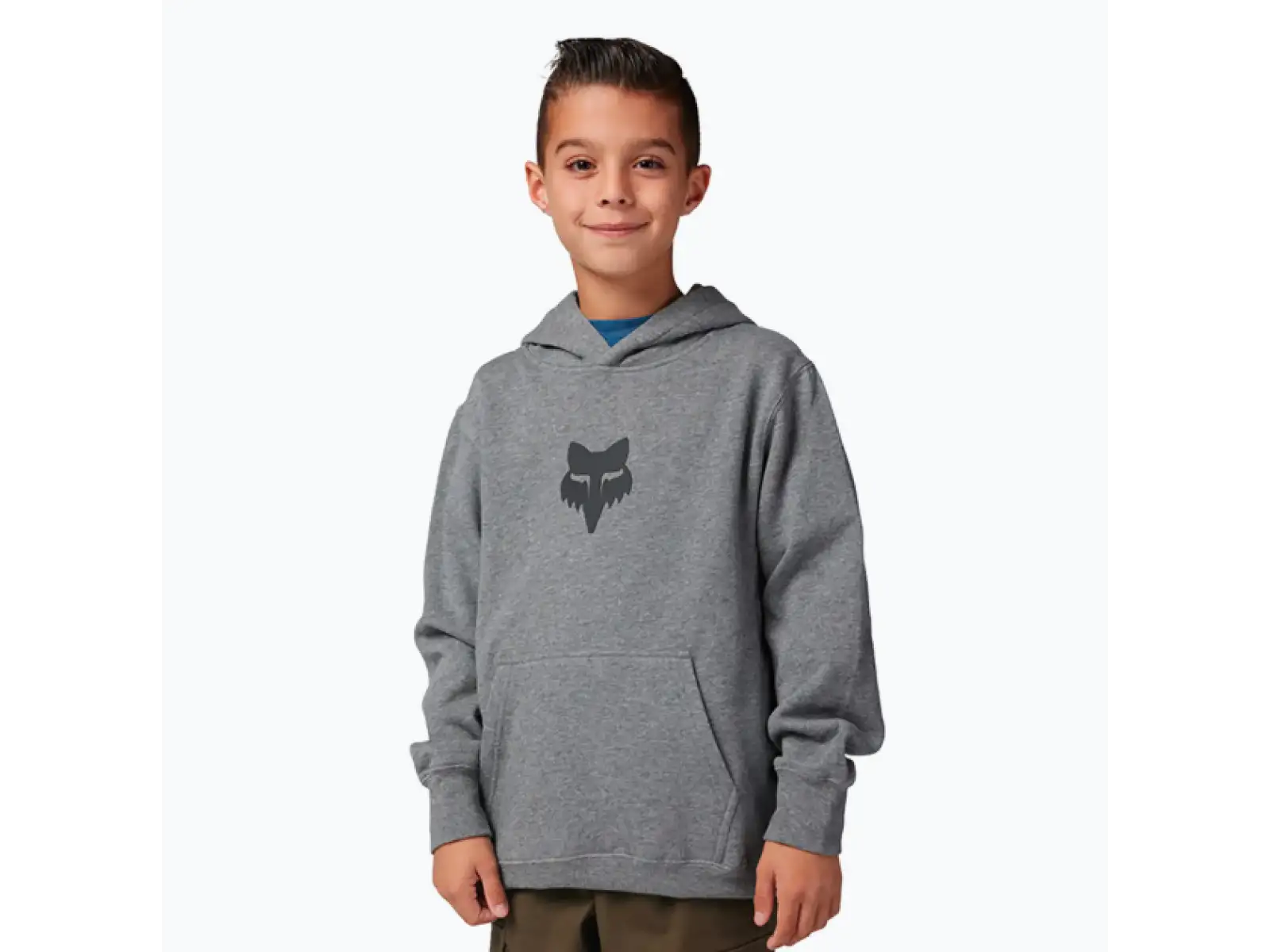 Fox Yth Legacy Fleece Po dziecięca bluza Heather Graphite Grey