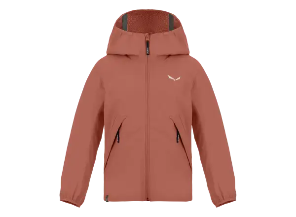 Salewa Aqua Powertex Jacket dziecięca kurtka etruscan red