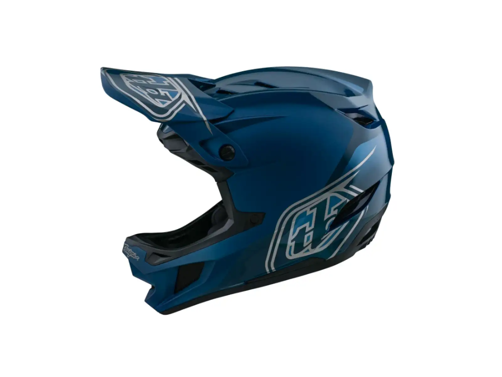 Troy Lee Designs D4 Polyacralite Mips kask Shadow Blue