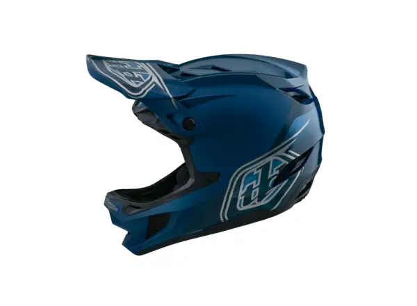 Troy Lee Designs D4 Polyacralite Mips kask Shadow Blue