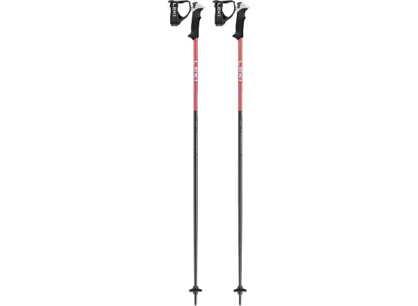 Leki Stella S damskie kije narciarskie zjazdowe black-light rose-white
