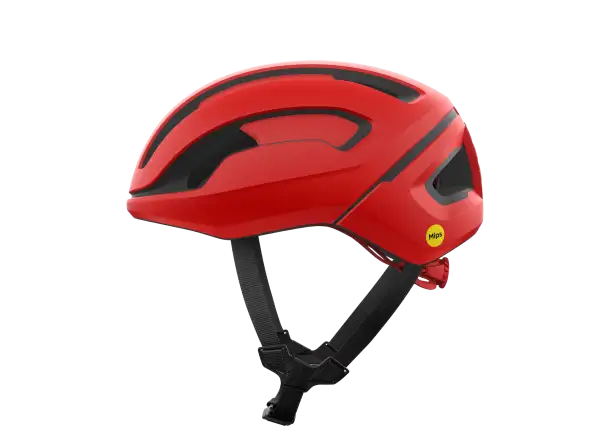 POC Omne Air MIPS szosowy kask Prismane Red Matt