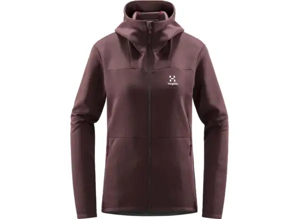 Haglöfs L.I.M Willow Mid Hood damska bluza brązowa