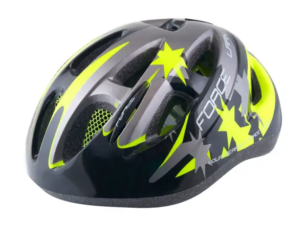 Force Lark dziecięcy kask czarna/fluo