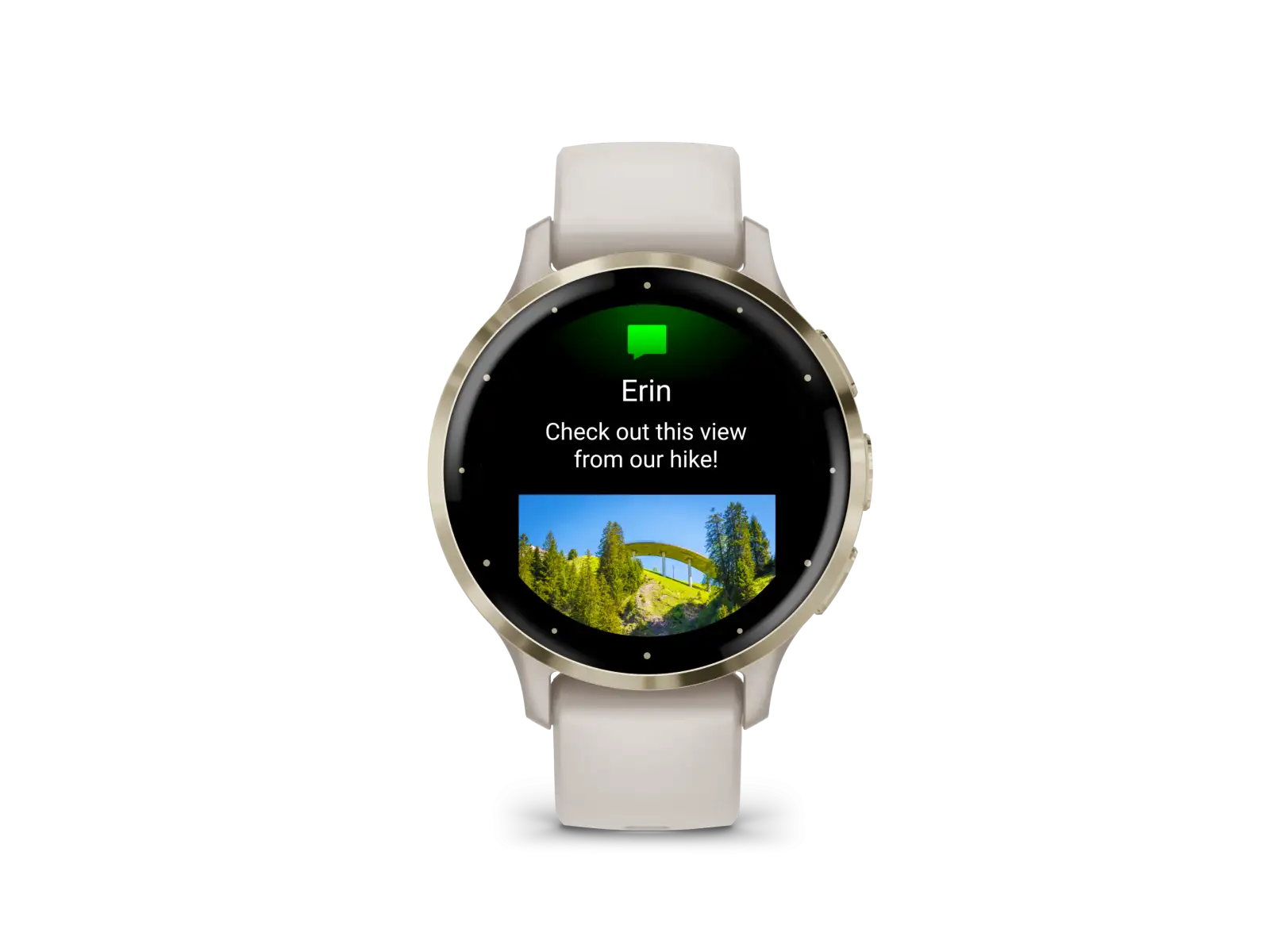 Garmin Venu 3S inteligentní zegarek Soft Gold/Ivory