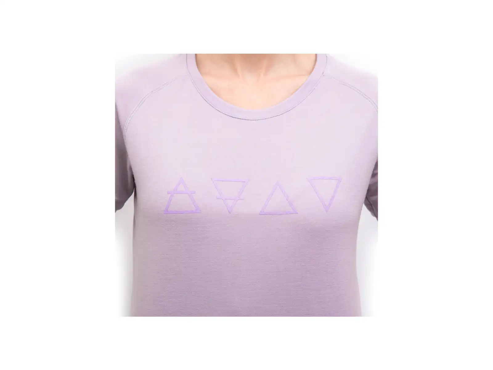 Sensor Merino Blend Elements damska koszulka krotki rekaw Mystic Violet