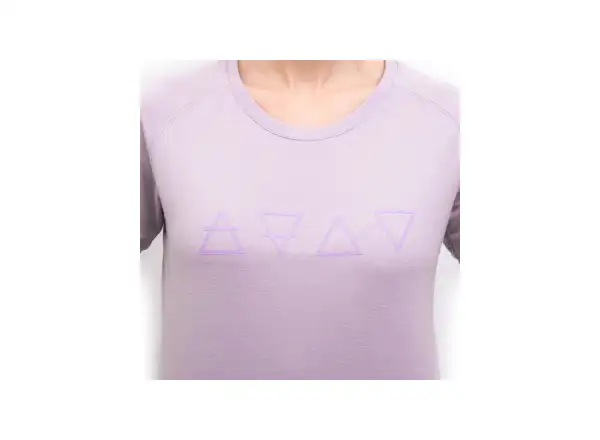 Sensor Merino Blend Elements damska koszulka krotki rekaw Mystic Violet