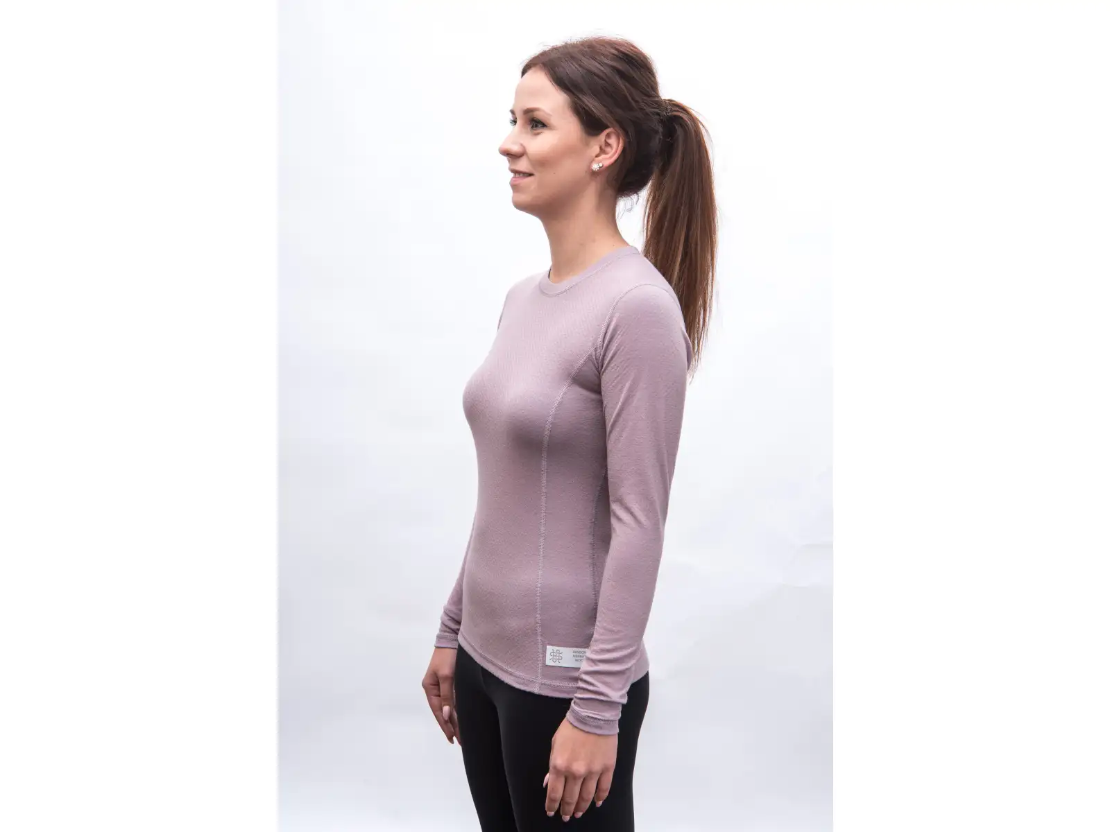 Sensor Merino DF damska koszulka dlugi rękaw Mystic Violet
