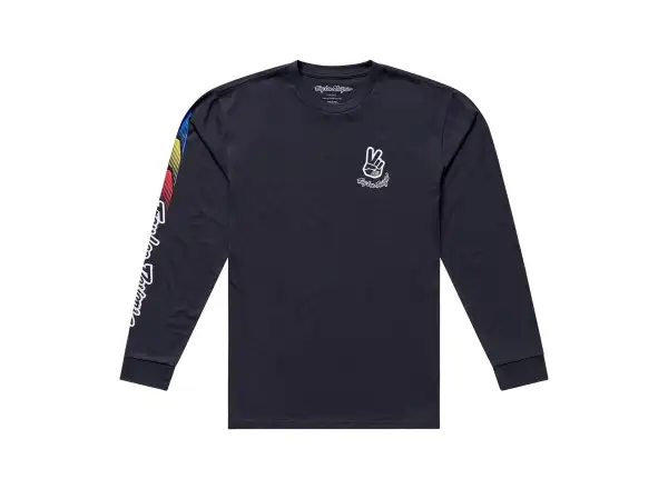 Troy Lee Designs Deuces męska koszulka z długim rękawem Carbon