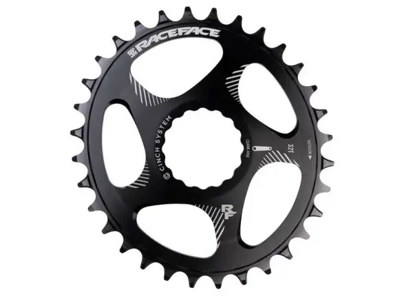 Race Face Direct Mount Oval N/W zębatka czarna 32 zęby