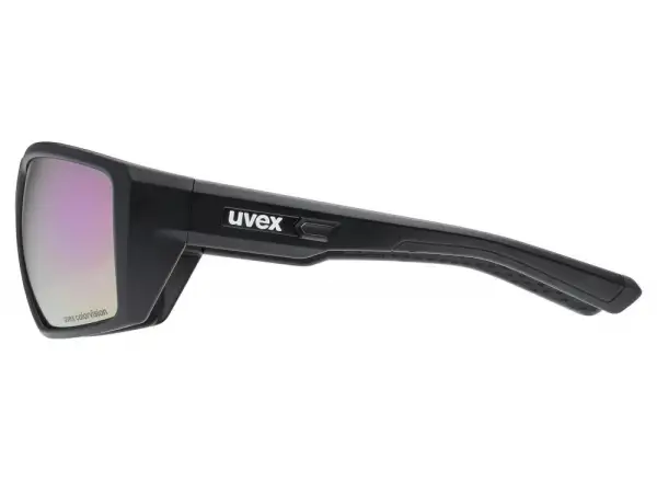 Uvex MTN Venture ColorVision okulary Black Matt/Mirror Lavender Pink