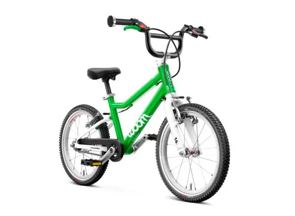 Woom 3 Automagic rower dziecięcy 16" Green