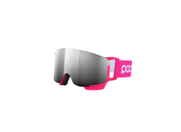 POC POCito Nexal dziecięce gogle narciarskie Fluorescent Pink/Partly Sunny Silver