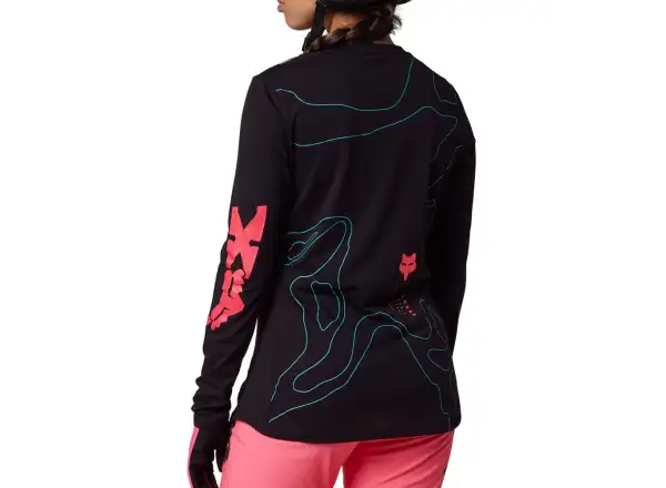 Fox W Ranger Mid Ls Lunar damska koszulka dlugi rekaw Black