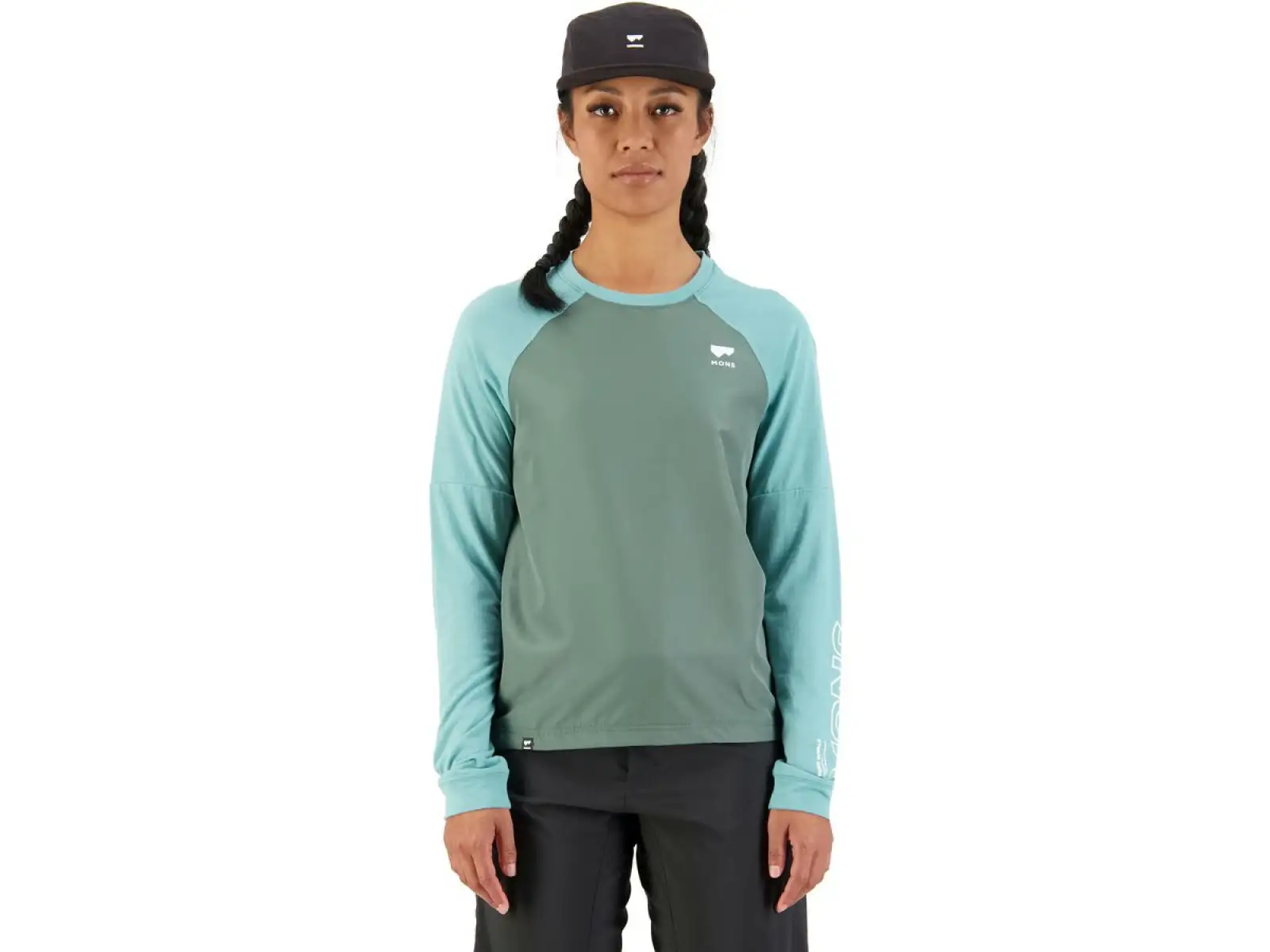 Mons Royale Tarn Merino Shift Wind damski dres długi rękaw sage/burnt sage